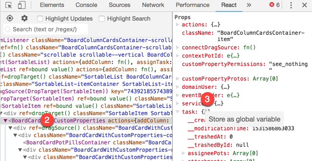 Step two and three, selecting a component and then right clicking specific indicator